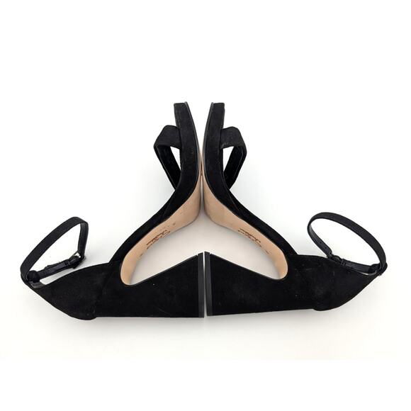 Circus NY Holmes Ankle Strap Block Heeled Sandal Women's Black Size US6 EU37 - Picture 5 of 10